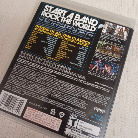 Rock Band PS3 video game - Picture 2 of 4
